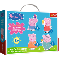 Puzzle Baby Classic Mała Świnka wśród przyjaciół Peppa Pig 36137
