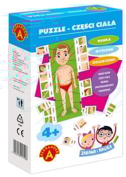 Puzzle Części ciała zabawa i nauka 1831