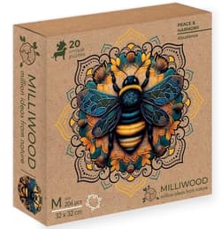 Puzzle drewniane 206 Milliwood Pszczoła