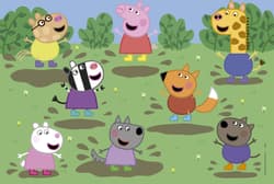 Galeria - zdjęcie nr. 2 - Puzzle drewniane 2x25 Świnka Peppa 113784