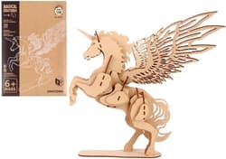 Puzzle drewniane 3D mityczne jednorożec
