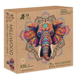 Puzzle drewniane 400 Milliwood Słoń