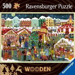 Puzzle drewniane 500 Jarmark świąteczny
