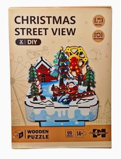 Puzzle drewniane 99el