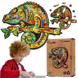 Puzzle drewniane eko 130 Kameleon A3