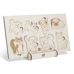 Puzzle drewniane Psijaciele Rasy psów