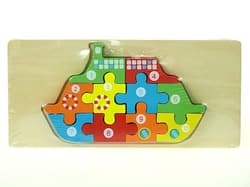 Puzzle drewniane Statek