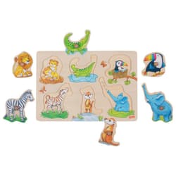 Galeria - zdjęcie nr. 2 - Puzzle drewniane z uchwytami mama i dzieci Goki