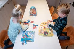 Galeria - zdjęcie nr. 3 - Puzzle Dwustronne XL Pszczoły i Ul 2x20 elementów Scratch