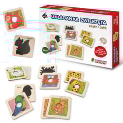 Galeria - zdjęcie nr. 2 - Puzzle Edukacyjne dopasuj kształty i cienie zwierzątka