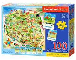 Puzzle edukacyjne Mapa Polski