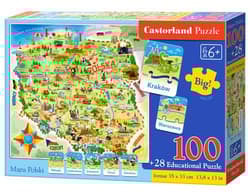Puzzle edukacyjne Mapa Polski