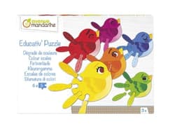 Puzzle edukacyjne - Odcienie barw