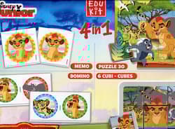 Puzzle EduKit 4w1 Król Lew