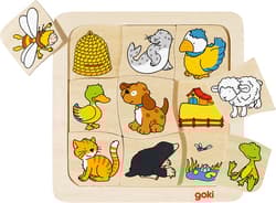 Puzzle Gdzie mieszkają zwierzątka Goki