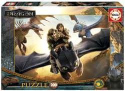 Puzzle Jak wytresować smoka 200 el 114278
