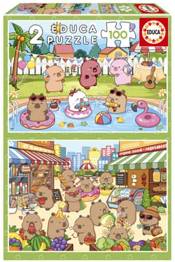 Puzzle Kapibary 2 x 100 el 114285
