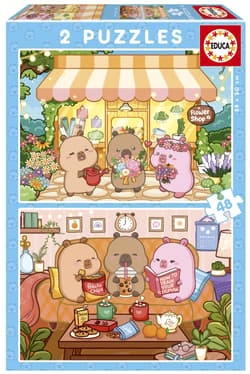 Puzzle Kapibary 2 x 48 el 114283