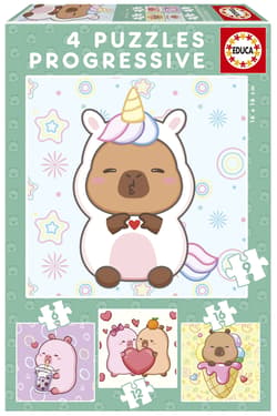 Puzzle Kapibary 6 + 9 + 12 + 16 114284