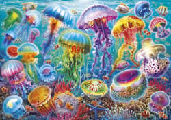 Galeria - zdjęcie nr. 2 - Puzzle Kolorowe meduzy 1000 el 114096