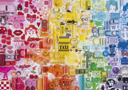 Galeria - zdjęcie nr. 2 - Puzzle Kolorowy kolaż 500 el 114089