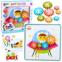 Puzzle kreatywne geometryczne koła zębate 25el.