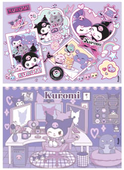 Galeria - zdjęcie nr. 2 - Puzzle Kuromi drewniane 2 x 50 el 114066