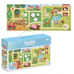 Puzzle labirynt Moja wiejska wycieczka