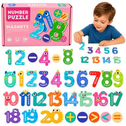 Puzzle magnetyczne edukacyjne Działania i liczby