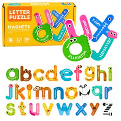 Puzzle magnetyczne edukacyjne Literki 26el