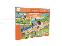 Puzzle magnetyczne i gra obserwacyjna 2w1 Rycerze 80 elementów Scratch
