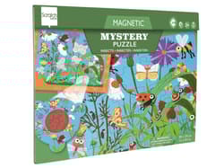 Puzzle magnetyczne i gra Szukaj z lupą Scratch 2w1 Robaczki 30 elementów