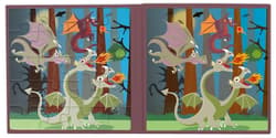 Galeria - zdjęcie nr. 2 - Puzzle magnetyczne Smoki 40 elementów Scratch