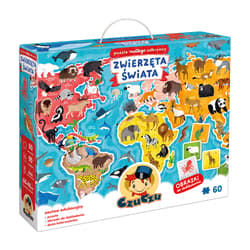 Puzzle małego odkrywcy Zwierzęta Świata CzuCzu