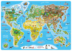 Galeria - zdjęcie nr. 2 - Puzzle – Mapa świata, 160 elementów – AN 91682
