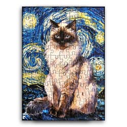 Galeria - zdjęcie nr. 2 - Puzzle mini 108 elementów Penmate Starry Night Birman