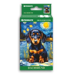 Puzzle mini 108 elementów Penmate Starry Night Dachshund