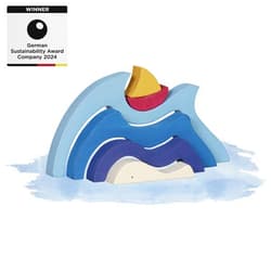 Puzzle Mój mały statek na morzu Goki