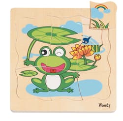 Puzzle na planszy „Rozwój żaby” 90078