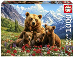 Puzzle Niedźwiedzie grizzly 1000 el 114093