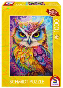 Puzzle PQ 1000 Kolorowa Sowa 112975