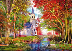 Galeria - zdjęcie nr. 2 - Puzzle PQ 1000 Kościółek w lesie 112981