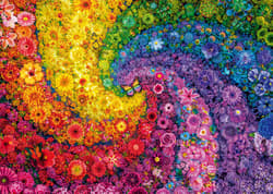 Galeria - zdjęcie nr. 2 - Puzzle PQ 2000 Kolorowy wir kwiatów i motyli 112983