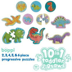 Galeria - zdjęcie nr. 3 - Puzzle progresywne Boppi 10w1 Dinozaury 30 elemenetów