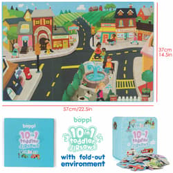 Galeria - zdjęcie nr. 2 - Puzzle progresywne Boppi 10w1 Pojazdy i zawody 30 elementów