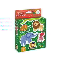 Puzzle progresywne Dzikie Zwierzątka CzuCzu - Opracowanie Zbiorowe