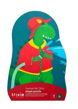 Puzzle Strażak Dinozaur