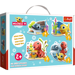 Puzzle układanka (3,4,5,6) Wesoła Rybka MiniMin Baby Classic 36125