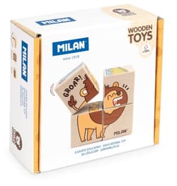 Puzzle w kształcie kostki Dzikie safari MILAN