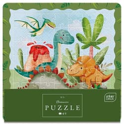 Puzzle w ramce 49 Friends Dinosaurs